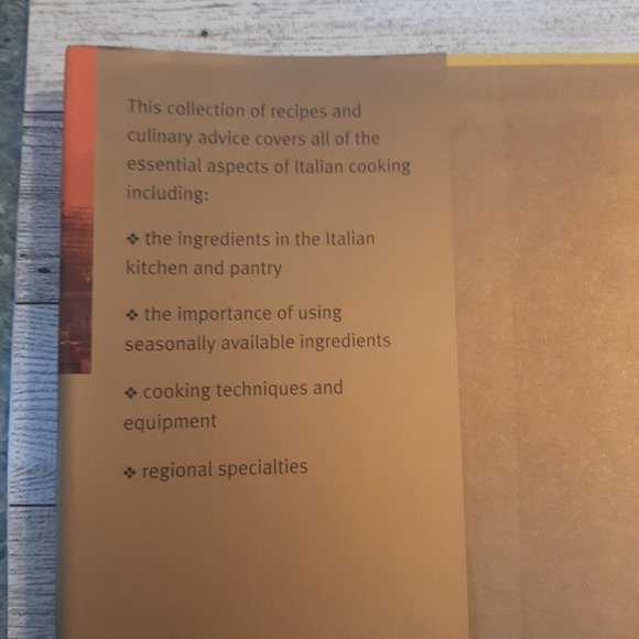 The Italian Cookbook by Parragon Books 2009 Hardcover with Dust Jacket - Picture 13 of 13